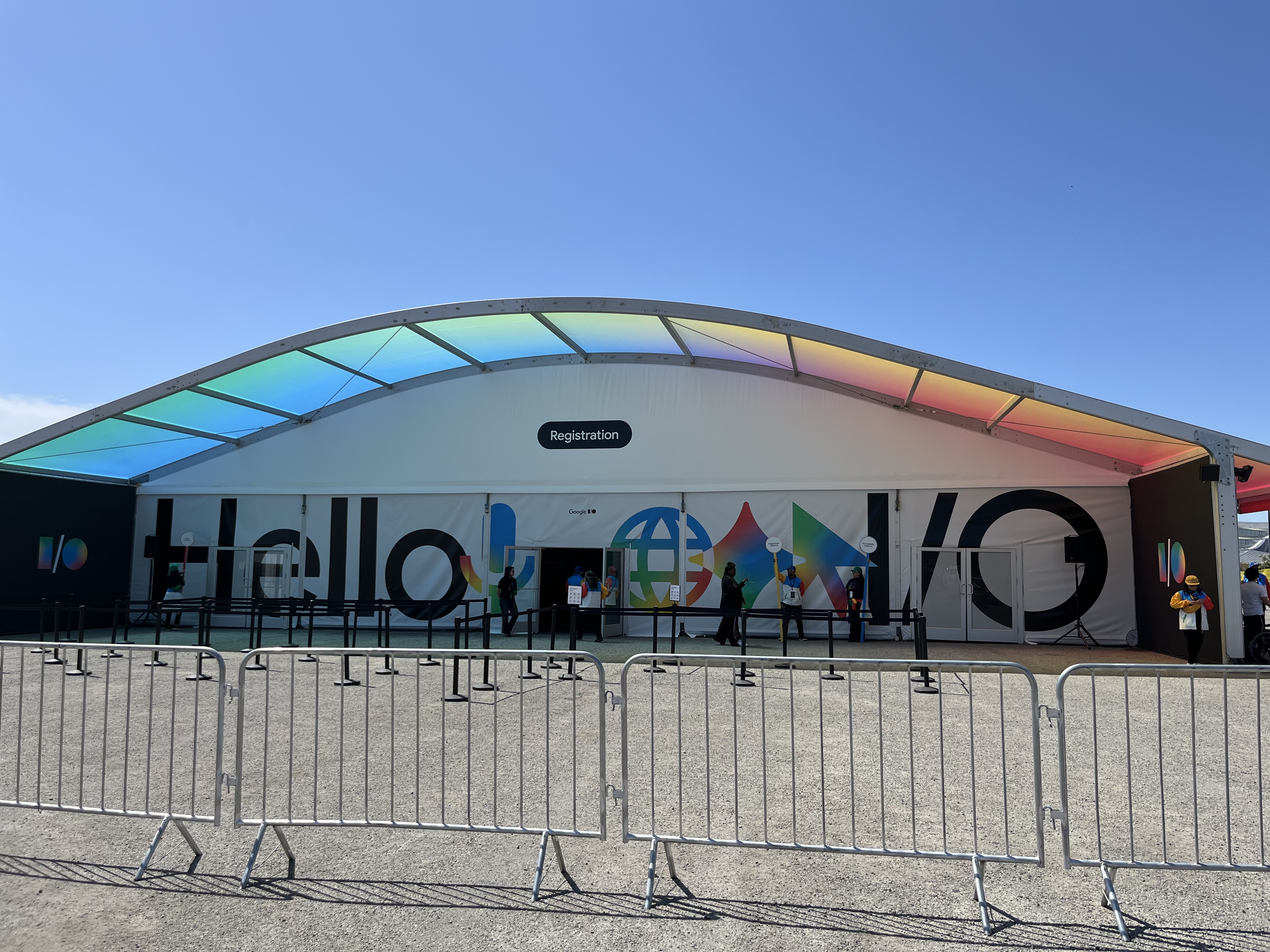 Google I/O registration entrance